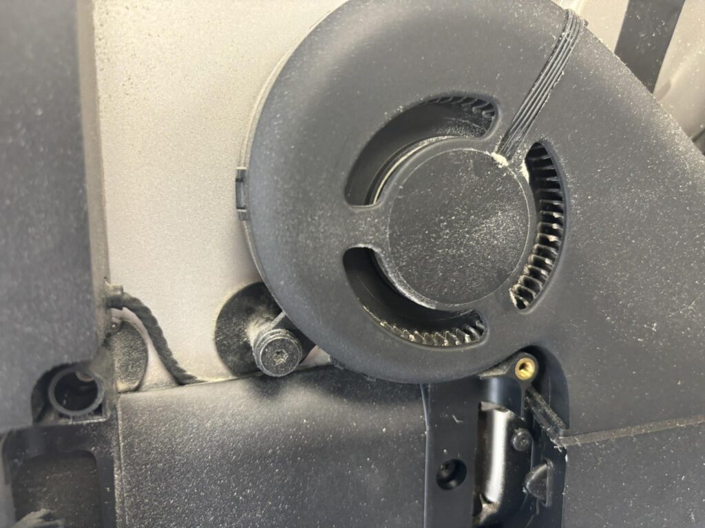 Ventilateur de Mac encrassé de poussière